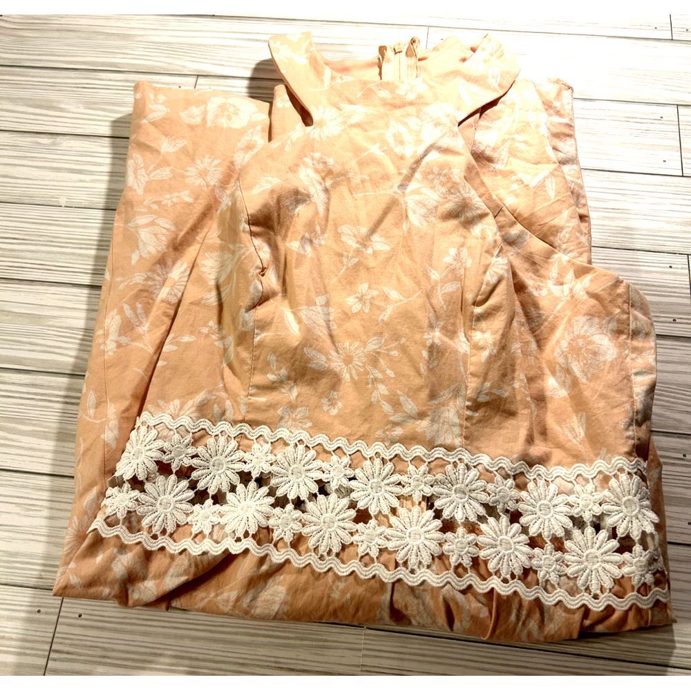 B Darlin‎ Light Pink Floral Summer Dress Size 5/6 Women's